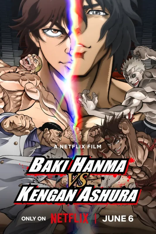 Poster Baki Hanma VS Kengan Ashura